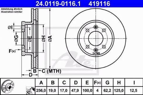 Alpha Brakes HTP-HY-527 - Гальмівний диск avtolavka.club