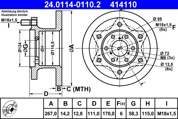 ATE 24.0114-0110.2 - Гальмівний диск avtolavka.club