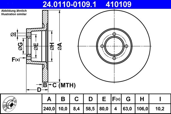 Lucas Electrical DF1550 - Гальмівний диск avtolavka.club