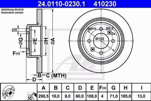 Alpha Brakes HTT-PE-003 - Гальмівний диск avtolavka.club