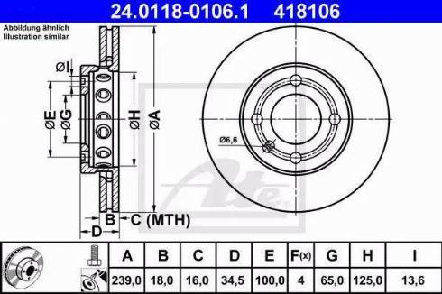 Alpha Brakes HTP-VW-015 - Гальмівний диск avtolavka.club