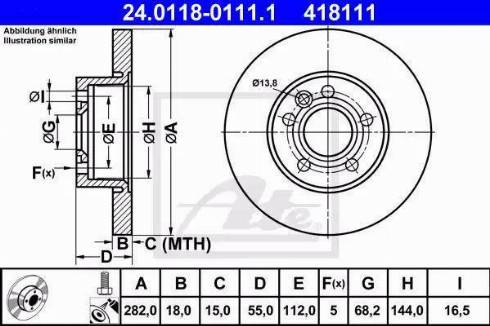 Alpha Brakes HTP-VW-004 - Гальмівний диск avtolavka.club