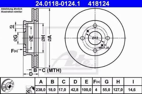 Alpha Brakes HTP-TY-114 - Гальмівний диск avtolavka.club