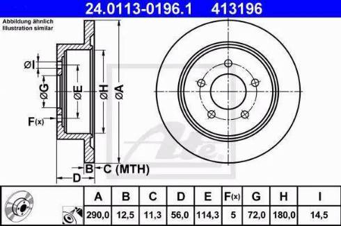 Alpha Brakes HTT-CH-003 - Гальмівний диск avtolavka.club