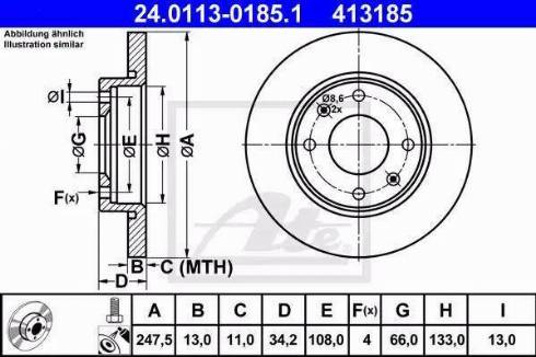 Alpha Brakes HTP-PE-004 - Гальмівний диск avtolavka.club