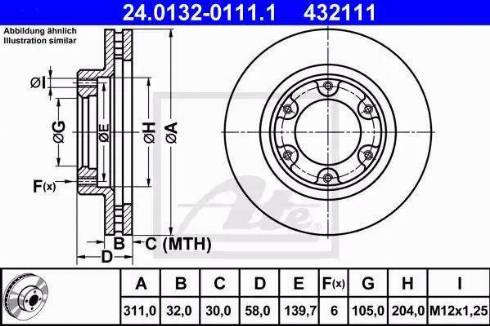 Alpha Brakes HTP-TY-124 - Гальмівний диск avtolavka.club