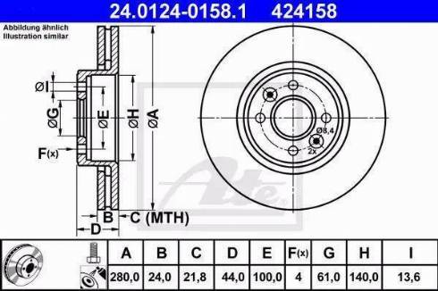 Alpha Brakes HTP-RE-011 - Гальмівний диск avtolavka.club