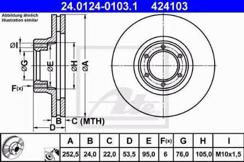 Alpha Brakes HTP-RE-023 - Гальмівний диск avtolavka.club