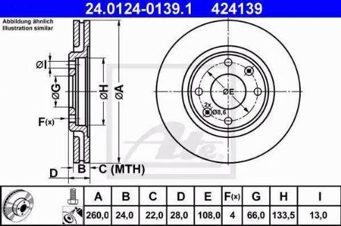 Alpha Brakes HTP-PE-007 - Гальмівний диск avtolavka.club