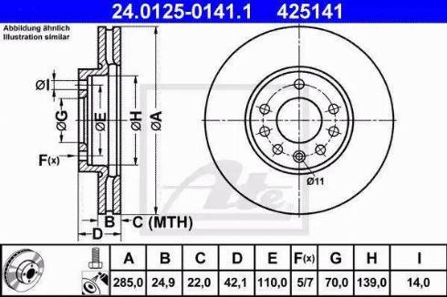 Alpha Brakes HTP-PL-032 - Гальмівний диск avtolavka.club