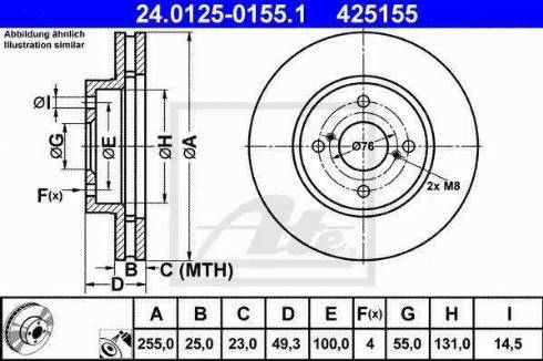 Alpha Brakes HTP-TY-134 - Гальмівний диск avtolavka.club