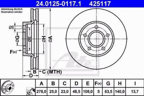 Alpha Brakes HTP-VV-022 - Гальмівний диск avtolavka.club