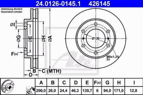 Alpha Brakes HTP-MS-046 - Гальмівний диск avtolavka.club