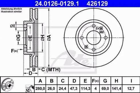 Alpha Brakes HTP-HY-520 - Гальмівний диск avtolavka.club