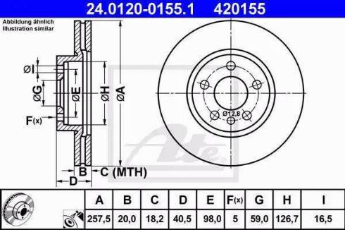 Alpha Brakes HTP-PE-013 - Гальмівний диск avtolavka.club