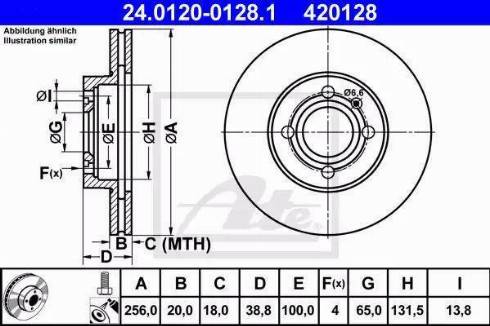 Alpha Brakes HTP-VW-006 - Гальмівний диск avtolavka.club