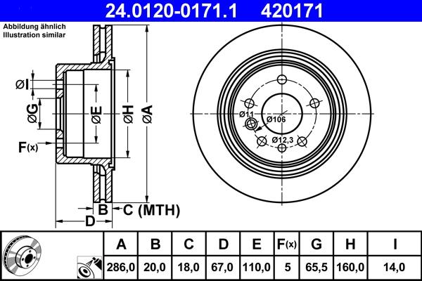 ATE 24.0120-0171.1 - Гальмівний диск avtolavka.club