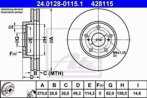 Alpha Brakes HTP-HD-063 - Гальмівний диск avtolavka.club