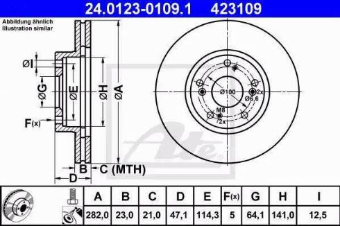 Alpha Brakes HTP-HD-044 - Гальмівний диск avtolavka.club