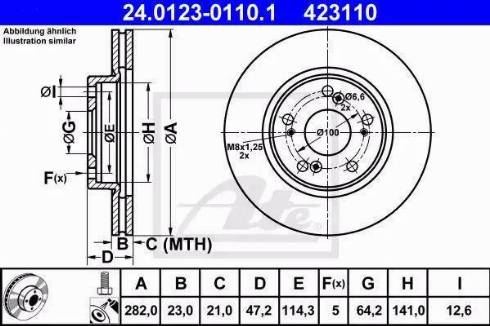 Alpha Brakes HTP-HD-048 - Гальмівний диск avtolavka.club