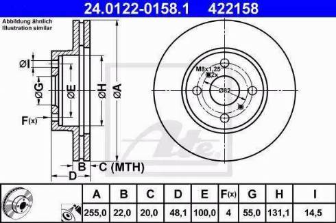 Alpha Brakes HTP-TY-033 - Гальмівний диск avtolavka.club