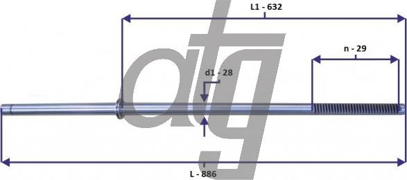 ATG 20150051 - Вал сошки рульового управління avtolavka.club