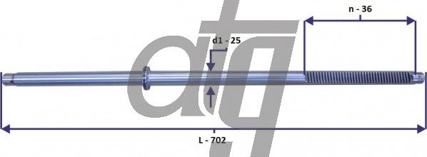 ATG 20150062 - Вал сошки рульового управління avtolavka.club
