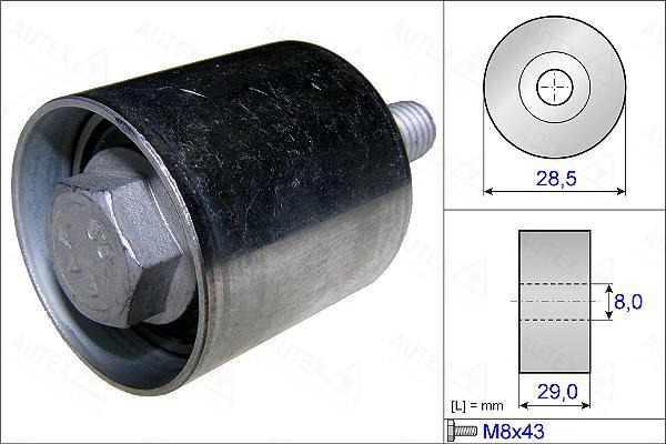 Autex 654902 - Паразитний / Провідний ролик, зубчастий ремінь avtolavka.club