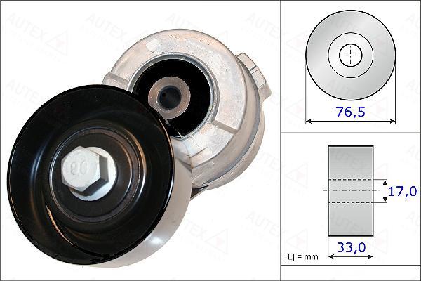 Autex 654978 - Натягувач ременя, клинові зуб. avtolavka.club