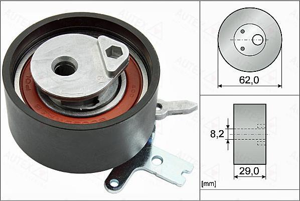 Autex 655087 - Натяжна ролик, ремінь ГРМ avtolavka.club