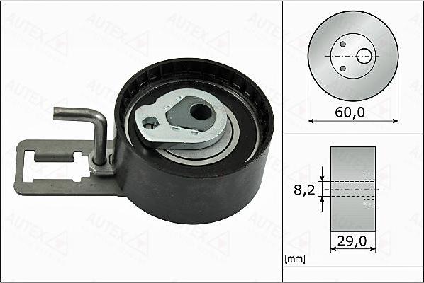 Autex 655150 - Натяжна ролик, ремінь ГРМ avtolavka.club