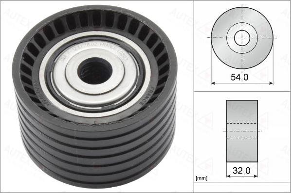 Autex 655116 - Паразитний / Провідний ролик, зубчастий ремінь avtolavka.club