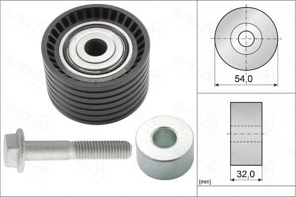 Autex 655112 - Паразитний / Провідний ролик, зубчастий ремінь avtolavka.club