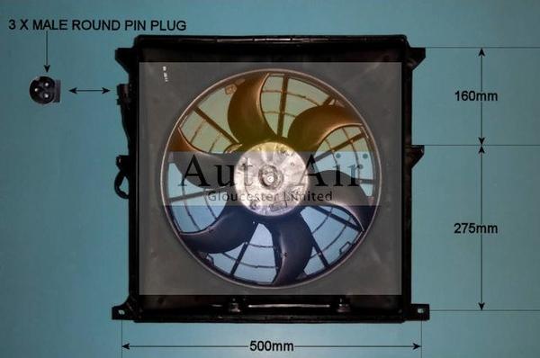 Auto Air Gloucester 05-1031 - Електродвигун, вентилятор радіатора avtolavka.club