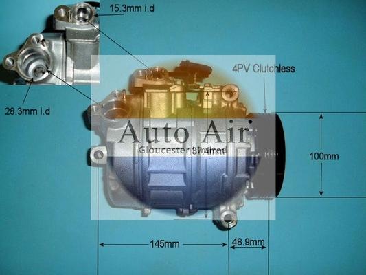 Auto Air Gloucester 14-9650 - Компресор, кондиціонер avtolavka.club