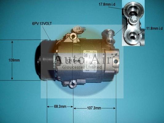 Auto Air Gloucester 14-9664 - Компресор, кондиціонер avtolavka.club