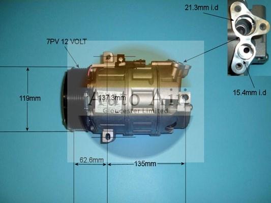 Auto Air Gloucester 14-9731 - Компресор, кондиціонер avtolavka.club