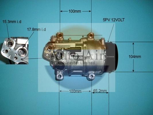 Auto Air Gloucester 14-9728 - Компресор, кондиціонер avtolavka.club