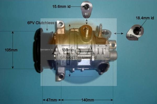 Auto Air Gloucester 14-9770 - Компресор, кондиціонер avtolavka.club