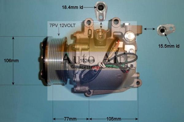 Auto Air Gloucester 14-4903P - Компресор, кондиціонер avtolavka.club