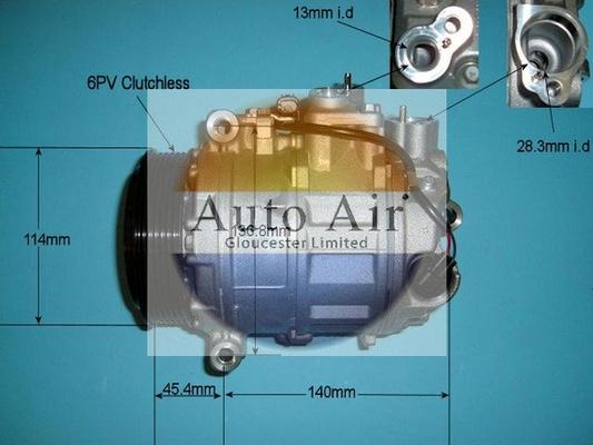 Auto Air Gloucester 14-6256P - Компресор, кондиціонер avtolavka.club