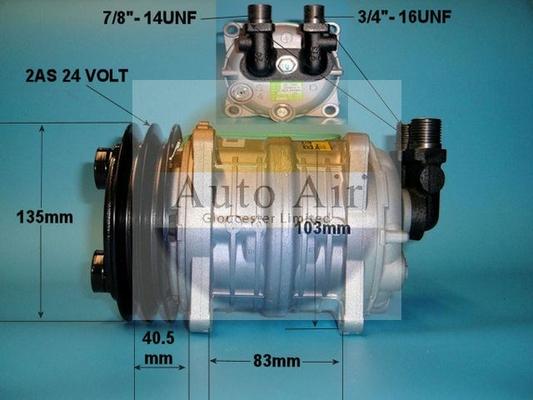 Auto Air Gloucester 14-0067 - Компресор, кондиціонер avtolavka.club