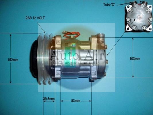 Auto Air Gloucester 14-0011 - Компресор, кондиціонер avtolavka.club