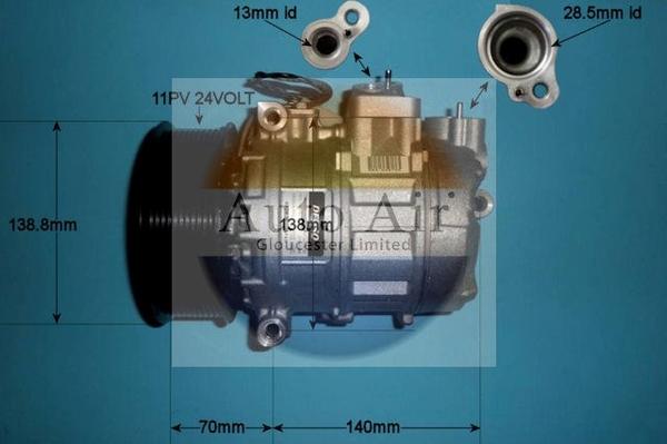 Auto Air Gloucester 14-0311 - Компресор, кондиціонер avtolavka.club