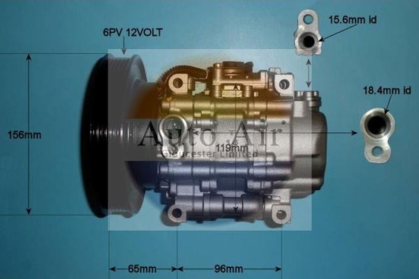 Auto Air Gloucester 14-0332R - Компресор, кондиціонер avtolavka.club