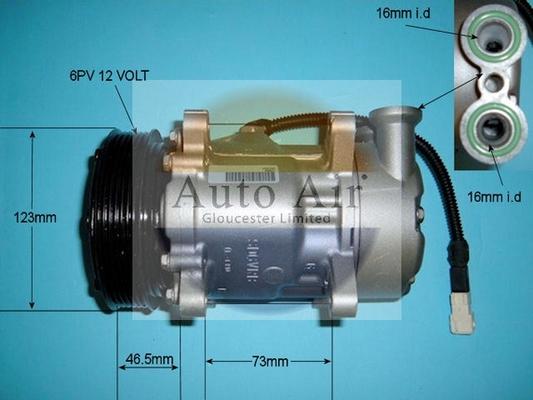 Auto Air Gloucester 14-0281R - Компресор, кондиціонер avtolavka.club