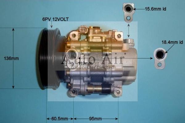 Auto Air Gloucester 14-0226 - Компресор, кондиціонер avtolavka.club