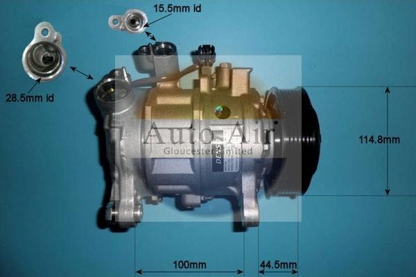 Auto Air Gloucester 14-1052 - Компресор, кондиціонер avtolavka.club