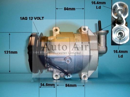 Auto Air Gloucester 14-1168 - Компресор, кондиціонер avtolavka.club