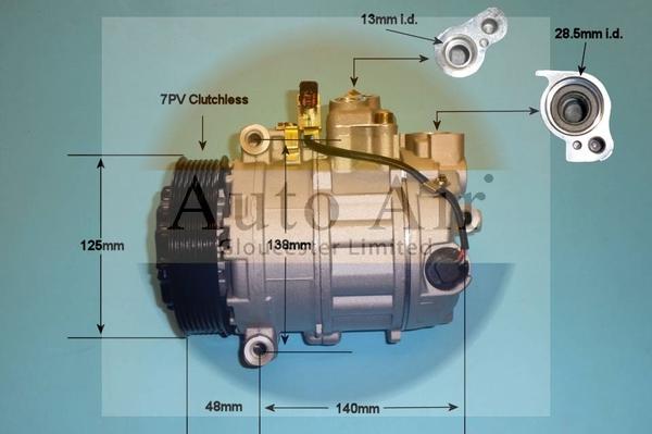 Auto Air Gloucester 14-1123P - Компресор, кондиціонер avtolavka.club